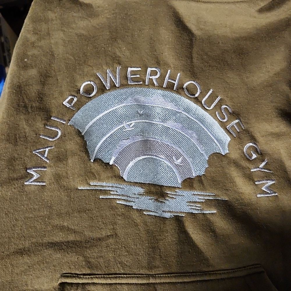 Maui Powerhouse Gym Hoodie Sweatshirt L